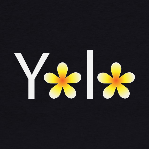 Yolo artistic floral design by CRE4T1V1TY